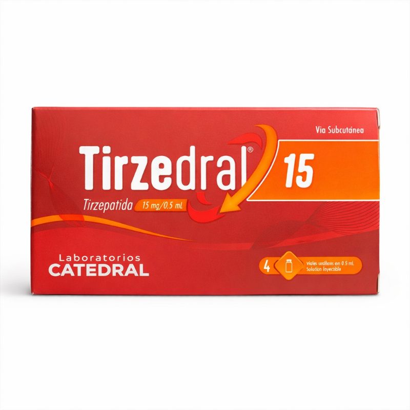 TIRZEDRAL 15mg (4 Ampolas)
