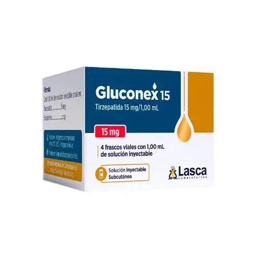 GLUCONEX 15mg (4 Ampolas)