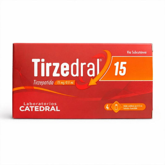 TIRZEDRAL 15mg (4 Ampolas)